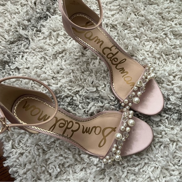 Sam Edelman Platt pink satin pump sz 8 - Picture 2 of 8